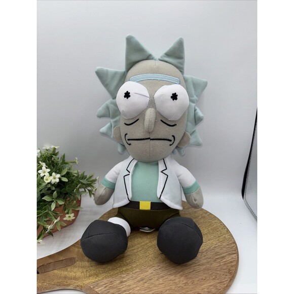 Rick & Morty Plush, 10" Rick Stuffed Toy Character TV show Preowned 2017 - Picture 1 of 11